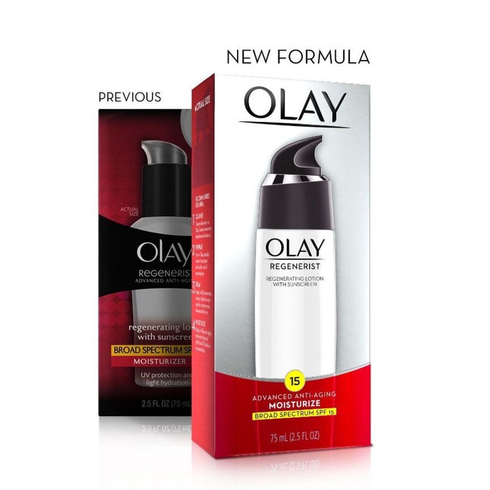 NEW OLAY/ REGENERATING LOTION W/SUNSCREEN